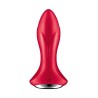 PLUG VIBRATÓRIO ROTATOR PLUG 1+ COM APP SATISFYER VERMELHO