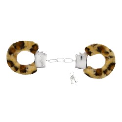 ALGEMAS DE PELUCHE LOVE CUFFS CRUSHIOUS LEOPARDO