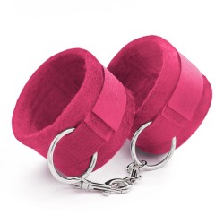 ALGEMAS DE VELCRO TOUGH LOVE COM CORRENTE DE 40CM EXTRA CRUSHIOUS ROSA