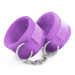 ALGEMAS DE VELCRO TOUGH LOVE COM CORRENTE DE 40CM EXTRA CRUSHIOUS ROXO