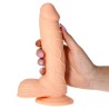 VIBRADOR REALÍSTICO REAL RAPTURE EARTH FLAVOUR 7.5'' BRANCO