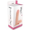 VIBRADOR REALÍSTICO REAL RAPTURE FIRE PASSION 8'' BRANCO