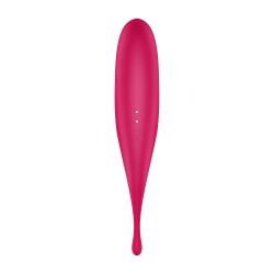 ESTIMULADOR TWIRLING PRO VERMELHO SATISFYER