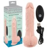 VIBRADOR REALISTA COM FUNÇÃO VAI-VEM E COMANDO SEM FIOS MEDICAL SILICONE RC VIBRATOR YOU2TOYS