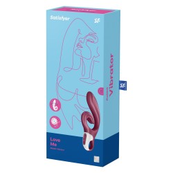 VIBRADOR LOVE ME VERMELHO SATISFYER