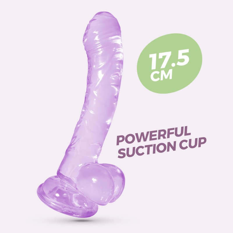 HUDINI DILDO ANAL JELLY ROXO CRUSHIOUS