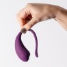 OVO VIBRATÓRIO RECARREGÁVEL COM COMANDO TAMAGO CRUSHIOUS ROXO