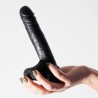 DILDO DE SILICONE LÍQUIDO INVIKTUS 7 CRUSHIOUS PRETO