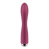 VIBRADOR SPINNING RABBIT 1 VERMELHO SATISFYER