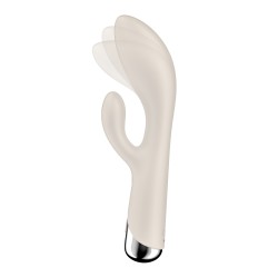 VIBRADOR SPINNING RABBIT 1 BEGE SATISFYER