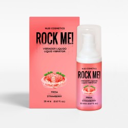 ROCK ME! VIBRADOR LÍQUIDO MORANGO 20 ML NUEI