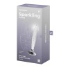 SPARKLING CRYSTAL - GLASS DILDO - TRANSPARENT