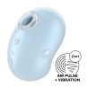 VIBRADOR CUTIE GHOST - AIR PULSE VIBRATOR - AZUL SATISFYER