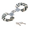 ALGEMAS COM PELÚCIA FURRY FUN ZEBRA TOYJOY