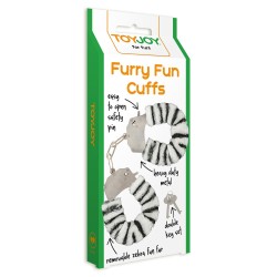 ALGEMAS COM PELÚCIA FURRY FUN ZEBRA TOYJOY