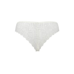 TANGA COM ABERTURA LYRIA BRANCO PASSION