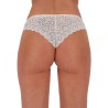 TANGA COM ABERTURA LYRIA BRANCO PASSION