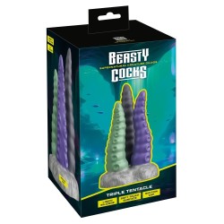 DILDO TRIPLE TENTACLE BEASTY COCKS