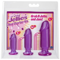 KIT DE PLUGS ANAIS ANAL STARTER KIT ROXO