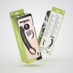 VIBRADOR FLEXÍVEL MAGNUS BEND PRETO CRUSHIOUS