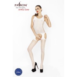 CATSUIT BS029 BRANCO EROTIC LINE PASSION