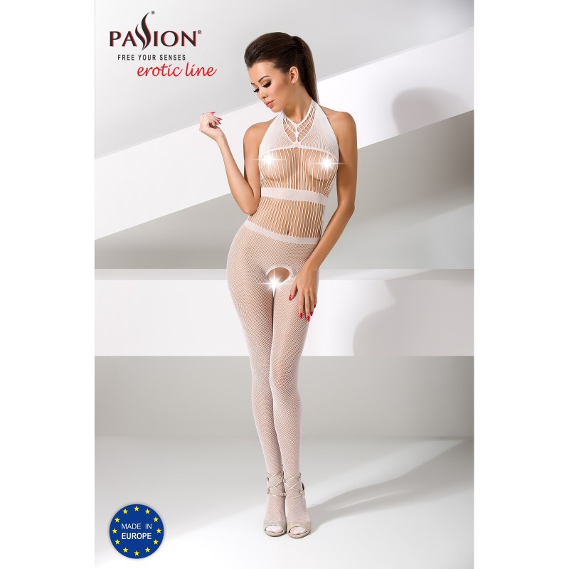 CATSUIT BS048 BRANCO EROTIC LINE PASSION CATSUIT BS048 BRANCO EROTIC LINE PASSION
