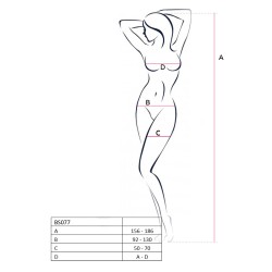 CATSUIT BS077 PRETO EROTIC LINE PASSION