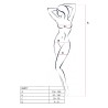 CATSUIT BS077 PRETO EROTIC LINE PASSION