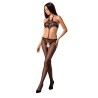 CATSUIT BS080 PRETO EROTIC LINE PASSION