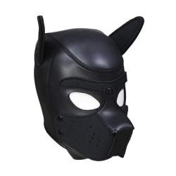 CAPUZ PUPPY HOOD EM NEOPRENE PRETO OUCH!