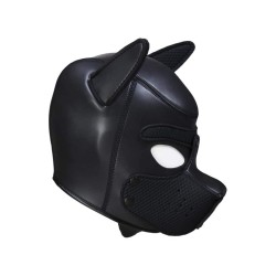 CAPUZ PUPPY HOOD EM NEOPRENE PRETO OUCH!
