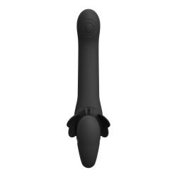 STRAP-ON SEM ARNÊS SATU PULSE-WAVE AND VIBRATING PRETO VIVE 