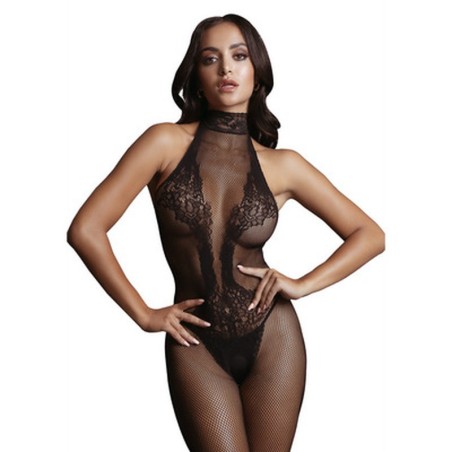 CATSUIT FISHNET AND LACE LE DÉSIR