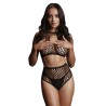 CONJUNTO DE 2 PEÇAS DUO NET KEY-HOLE LE DÉSIR