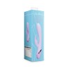 VIBRADOR SMOOTH SILICONE RABBIT DIGITAL LAVENDER LOVELINE
