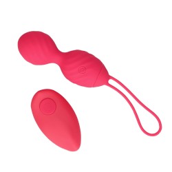 OVO VIBRATÓRIO COM COMANDO REMOTO VERMELHO LOVELINE