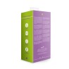 PLUG ANAL COM VIBRAÇÃO EM FORMA DE LÁGRIMAS CLEAR PURPLE LOVELINE