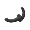 STRAP-ON SEM ARNÊS EM SILICONE PRETO OUCH!