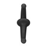 STRAP-ON SEM ARNÊS EM SILICONE PRETO OUCH!