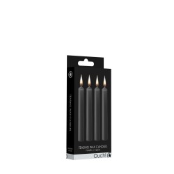 CONJUNTO DE 4 VELAS PRETAS TEASING WAX CANDLES OUCH!