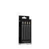 CONJUNTO DE 4 VELAS PRETAS TEASING WAX CANDLES OUCH!