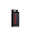 CONJUNTO DE 4 VELAS COM MIX DE CORES TEASING WAX CANDLES OUCH!