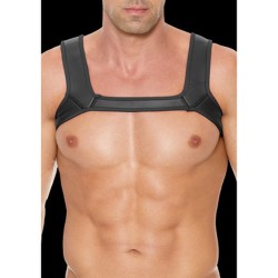 ARNÊS EM NEOPRENE S/M PRETO OUCH!