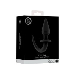 PLUG ANAL COM CAUDA PUPPY TAIL OUCH!