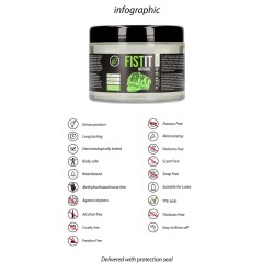 LUBRIFICANTE NATURAL À BASE DE ÁGUA 17 FL OZ 500 ML FIST IT 