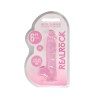 DILDO REALISTA COM TESTÍCULOS CRYSTAL CLEAR 6 /15 CM ROSA REALROCK