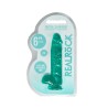 DILDO REALISTA COM TESTÍCULOS CRYSTAL CLEAR 6 /15 CM VERDE REALROCK
