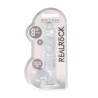 DILDO REALISTA COM TESTÍCULOS CRYSTAL CLEAR 8 /21CM ROSA REALROCK
