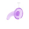 DILDO NON-REALISTIC CRYSTAL CLEAR  5 /11,5 CM ROXO REALROCK