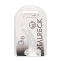 DILDO NON-REALISTIC CRYSTAL CLEAR 5 /11,5 CM TRANSPARENTE REALROCK